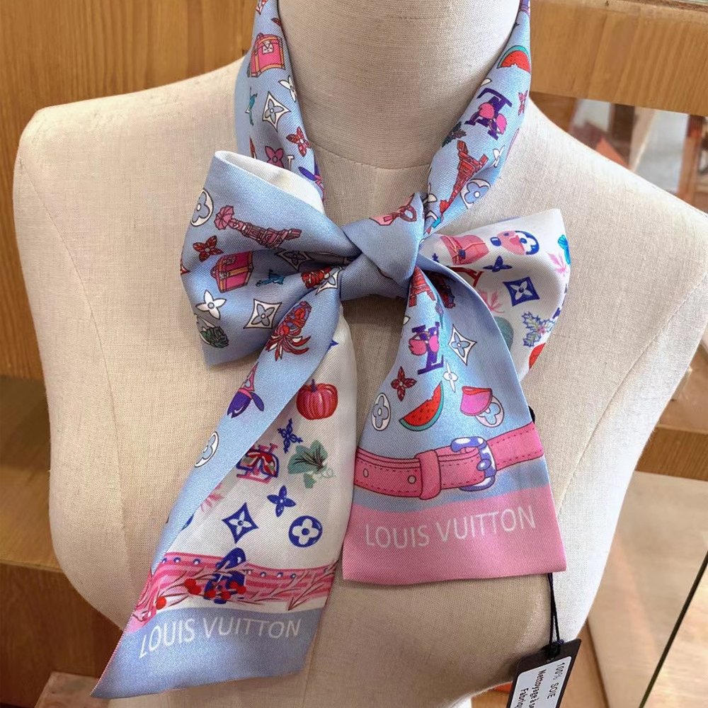 LOUIS VUITTON M76431 Bandeau Summer Winter Scarf Authentic Women New from  Japan